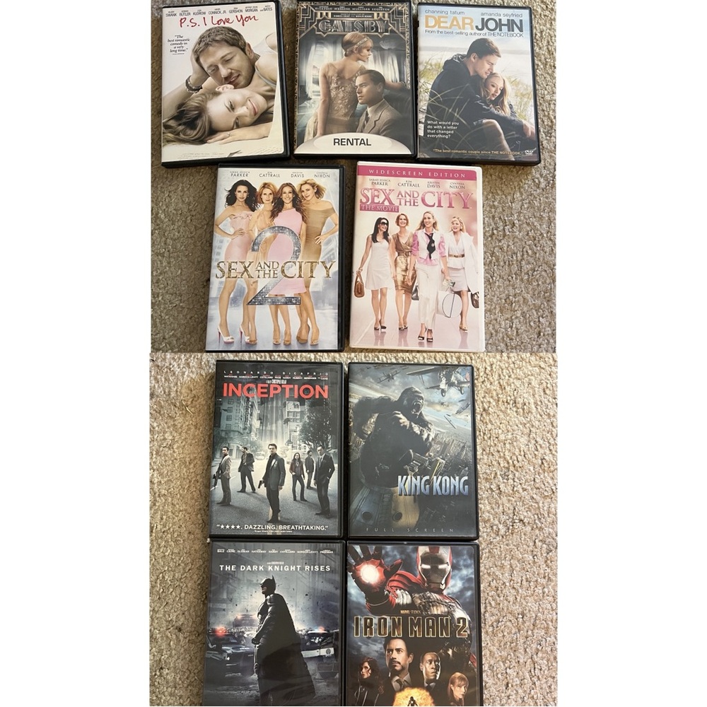 9 movie DVD bundle